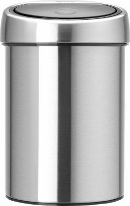 Мусорное ведро Brabantia Touch Bin 363986 напольное, хром