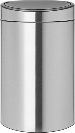 Мусорное ведро Brabantia Touch Bin New 100680 двухсекционное напольное, хром