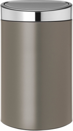 Мусорное ведро Brabantia Touch Bin New 114885 напольное, цвет серый