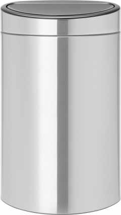 Мусорное ведро Brabantia Touch Bin New 112867 двухсекционное напольное, хром