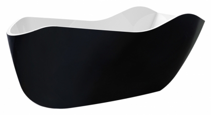 Акриловая ванна Lagard Teona Black Agate отдельностоящая, овальная