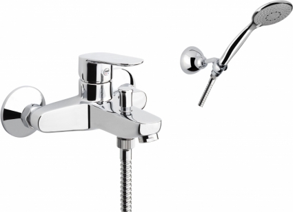 Смеситель Fiore Kevon 81CR8150 для ванны с душем, однорычажный, хром