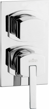 Смеситель Webert Azeta New AA860101015 С ВНУТРЕННЕЙ ЧАСТЬЮ, хром, однорычажный