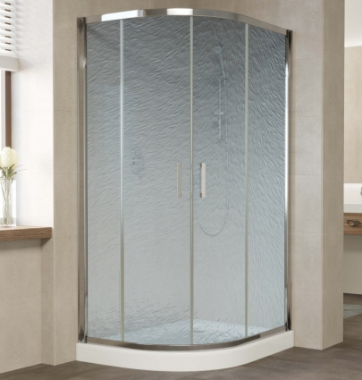 Душевой уголок Vegas Glass ZS-F 110*80 08 02 профиль глянцевый хром, стекло шиншилла, прямоугольный-асимметричный, двери раздвижные