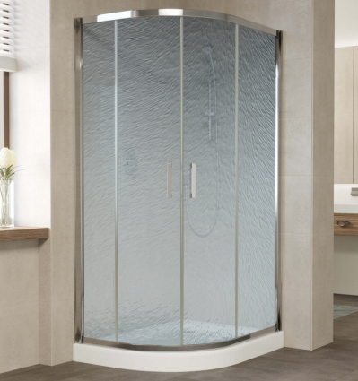 Душевой уголок Vegas Glass ZS-F 100*80 08 02 профиль глянцевый хром, стекло шиншилла, прямоугольный-асимметричный, двери раздвижные