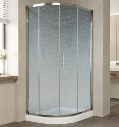 Душевой уголок Vegas Glass ZS-F 90*80 08 02 профиль глянцевый хром, стекло шиншилла, прямоугольный-асимметричный, двери раздвижные