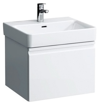 Тумба с раковиной Laufen Pro S 4.8345.2.096.463.1, подвесная, глянцевая