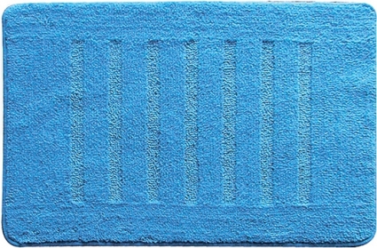 Коврик Milardo Blue Lines 80x50 голубой,  в современном стиле