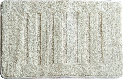 Коврик Milardo Beige Lines 80x50 бежевый,  в современном стиле