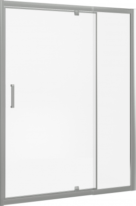 Душевая дверь в нишу Good Door Orion WTW-PD-140-C-CH распашная, стекло прозрачное