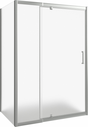 Душевой уголок Good Door Orion WTW-PD+SP-G-CH 130x90 прямоугольный, двери распашные