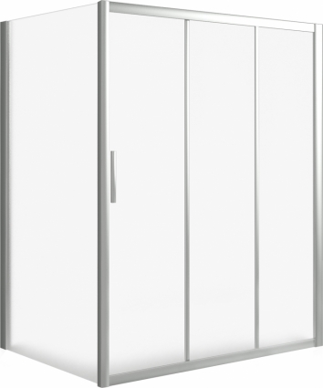 Душевой уголок Good Door Orion WTW+SP-G-CH 140x90 прямоугольный, двери раздвижные