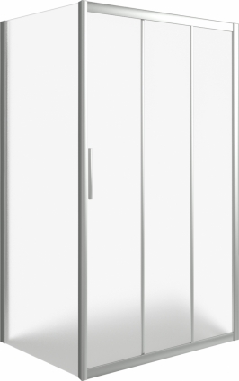 Душевой уголок Good Door Orion WTW+SP-G-CH 100x80 прямоугольный, двери раздвижные
