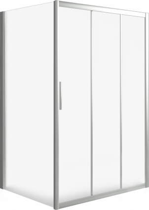 Душевой уголок Good Door Orion WTW+SP-G-CH 110x90 прямоугольный, двери раздвижные