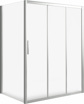 Душевой уголок Good Door Orion WTW+SP-G-CH 140x80 прямоугольный, двери раздвижные