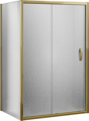 Душевой уголок Good Door Jazze WTW+SP-G-BR 120x80 прямоугольный, двери раздвижные