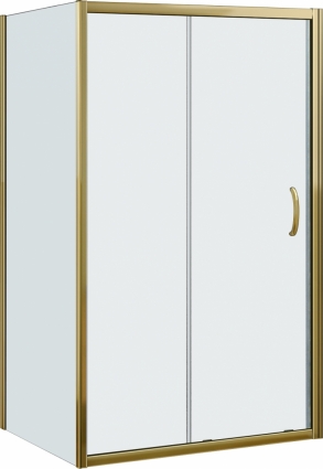 Душевой уголок Good Door Jazze WTW+SP-C-BR 110x80 прямоугольный, двери раздвижные