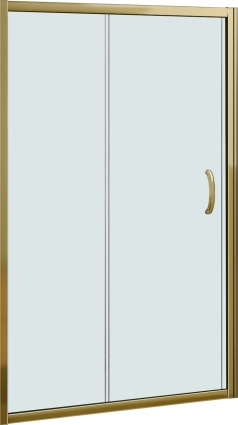 Душевая дверь в нишу Good Door Jazze WTW-120-C-BR раздвижная, стекло прозрачное