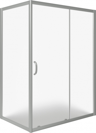 Душевой уголок Good Door Infinity WTW+SP-G-CH 130x90 прямоугольный, двери раздвижные