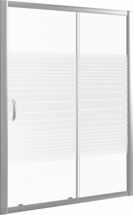 Душевая дверь в нишу Good Door Infinity WTW-140-S-CH раздвижная, стекло прозрачное