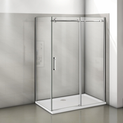 Душевой уголок Good Door Puerta WTW+SP-C-CH 120x80 прямоугольный, двери раздвижные