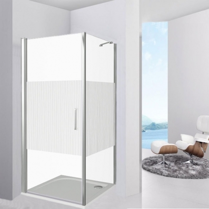 Душевой уголок Good Door Pandora CR-80-T-CH 80x80 квадратный, двери распашные