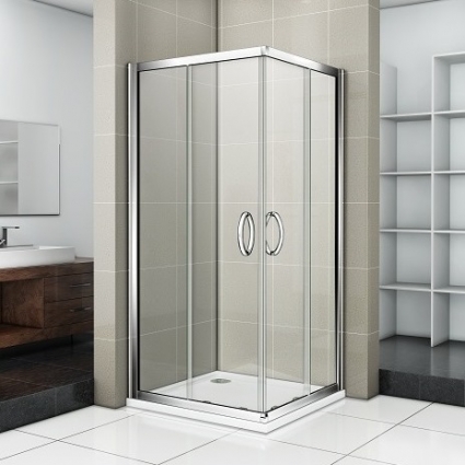 Душевой уголок Good Door Infinity CR-100-C-CH 100x100 квадратный, двери раздвижные