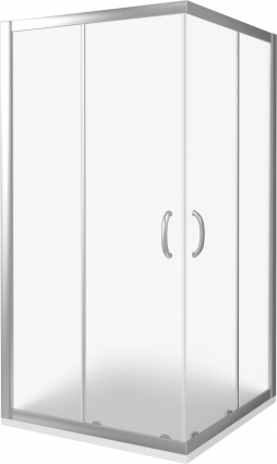 Душевой уголок Good Door Infinity CR-100-G-CH 100x100 квадратный, двери раздвижные