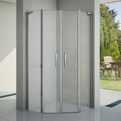 Душевой уголок Good Door Pandora PNT-ТD 90x90 двери распашные, стекло прозрачное