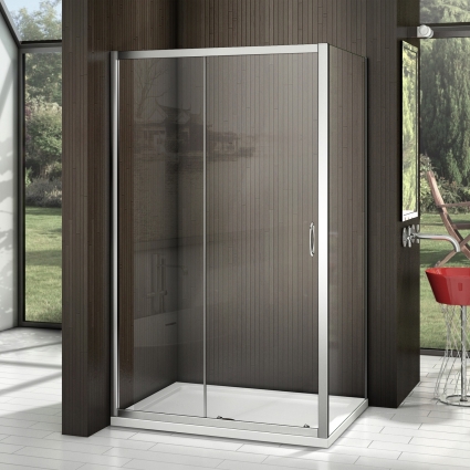 Душевой уголок Good Door Latte WTW+SP-C-WE 110x80 прямоугольный, двери раздвижные