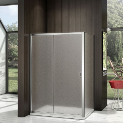 Душевой уголок Good Door Latte WTW+SP-G-WE 140x80 прямоугольный, двери раздвижные