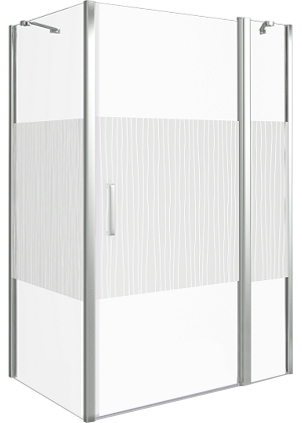Душевой уголок Good Door Pandora WTW+SP-T-CH 120x90 прямоугольный, двери раздвижные