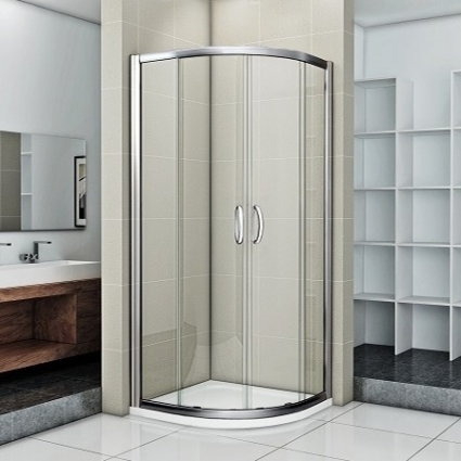 Душевой уголок Good Door Infinity R-80-C-CH четверть круга, двери распашные