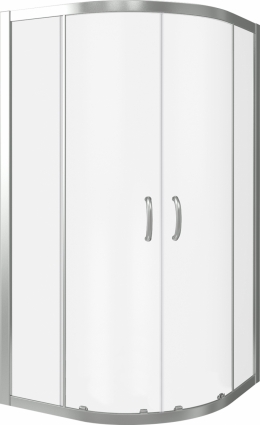 Душевой уголок Good Door Infinity R-100-C-CH четверть круга, двери распашные