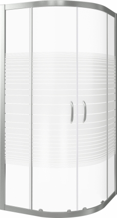 Душевой уголок Good Door Infinity R-80-S-CH четверть круга, двери распашные