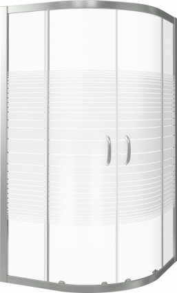 Душевой уголок Good Door Infinity R-100-S-CH четверть круга, двери распашные