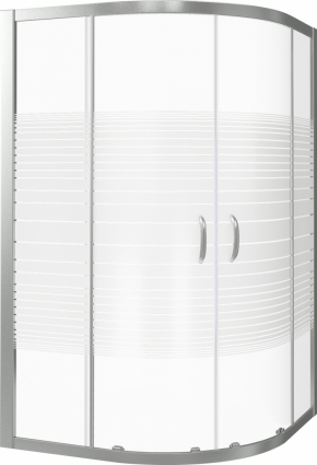 Душевой уголок Good Door Infinity R-120-S-CH прямоугольный-асимметричный, двери распашные