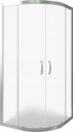 Душевой уголок Good Door Infinity R-80-G-CH четверть круга, двери распашные