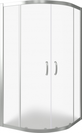 Душевой уголок Good Door Infinity R-100-G-CH четверть круга, двери распашные