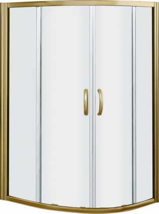 Душевой уголок Good Door Jazze R-120-C-BR прямоугольный-асимметричный, двери раздвижные