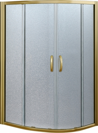 Душевой уголок Good Door Jazze R-120-G-BR прямоугольный-асимметричный, двери раздвижные