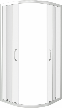 Душевой уголок Good Door Latte R-80-C-WE четверть круга, двери раздвижные