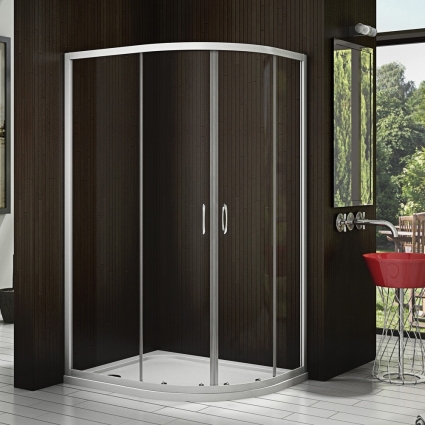 Душевой уголок Good Door Latte R-120-C-WE прямоугольный-асимметричный, двери раздвижные