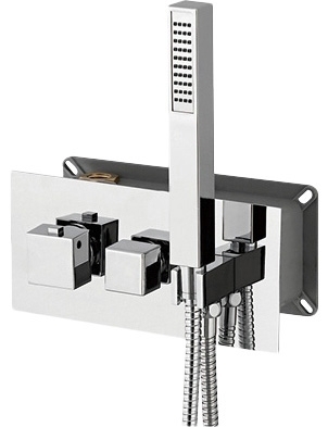 Термостат RGW Shower Panels SP-44-03 С ВНУТРЕННЕЙ ЧАСТЬЮ, для душа, термостат, хром