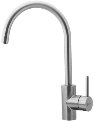 Смеситель Lemark Expert LM5078S для кухонной мойки однорычажный, сталь