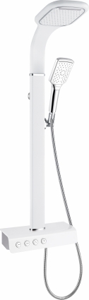 Душевая стойка Gllon GL-SF2036LW-S штанга 119.3 см, шланг 150 см