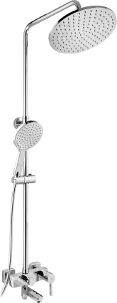 Душевая стойка Timo Hette HetteSX-1020/00 хром, штанга 130 см