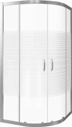 Душевой уголок Good Door Infinity R-90-S-CH четверть круга, двери распашные