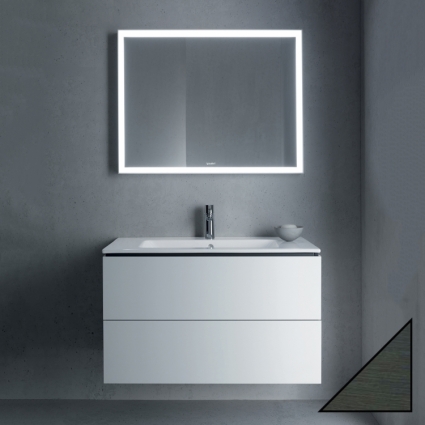 Мебель для ванной Duravit L-Cube LC6241 83 коричневая сосна подвесная, с ящиками
