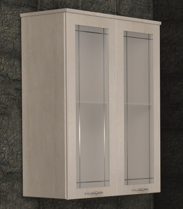 Шкаф Dreja.eco Antia 60 капучино с доводчиками, ручки хром